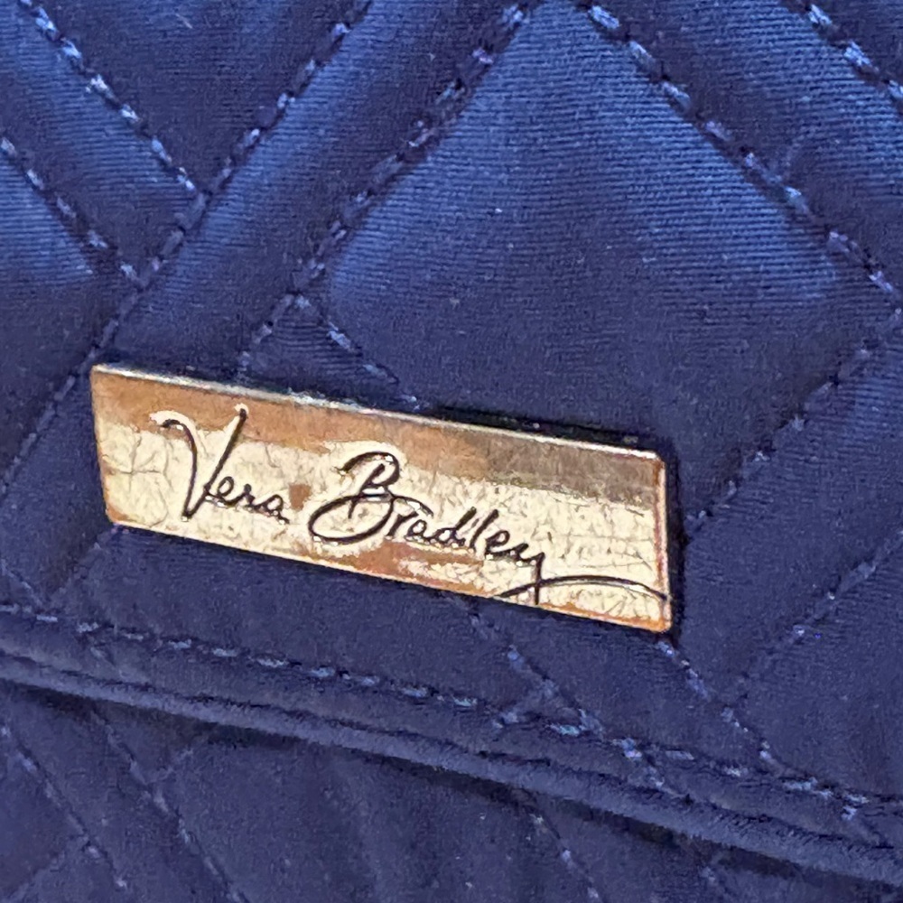 Vera Bradley Blue Quilted Crossbody Bag - Picture 5 of 16